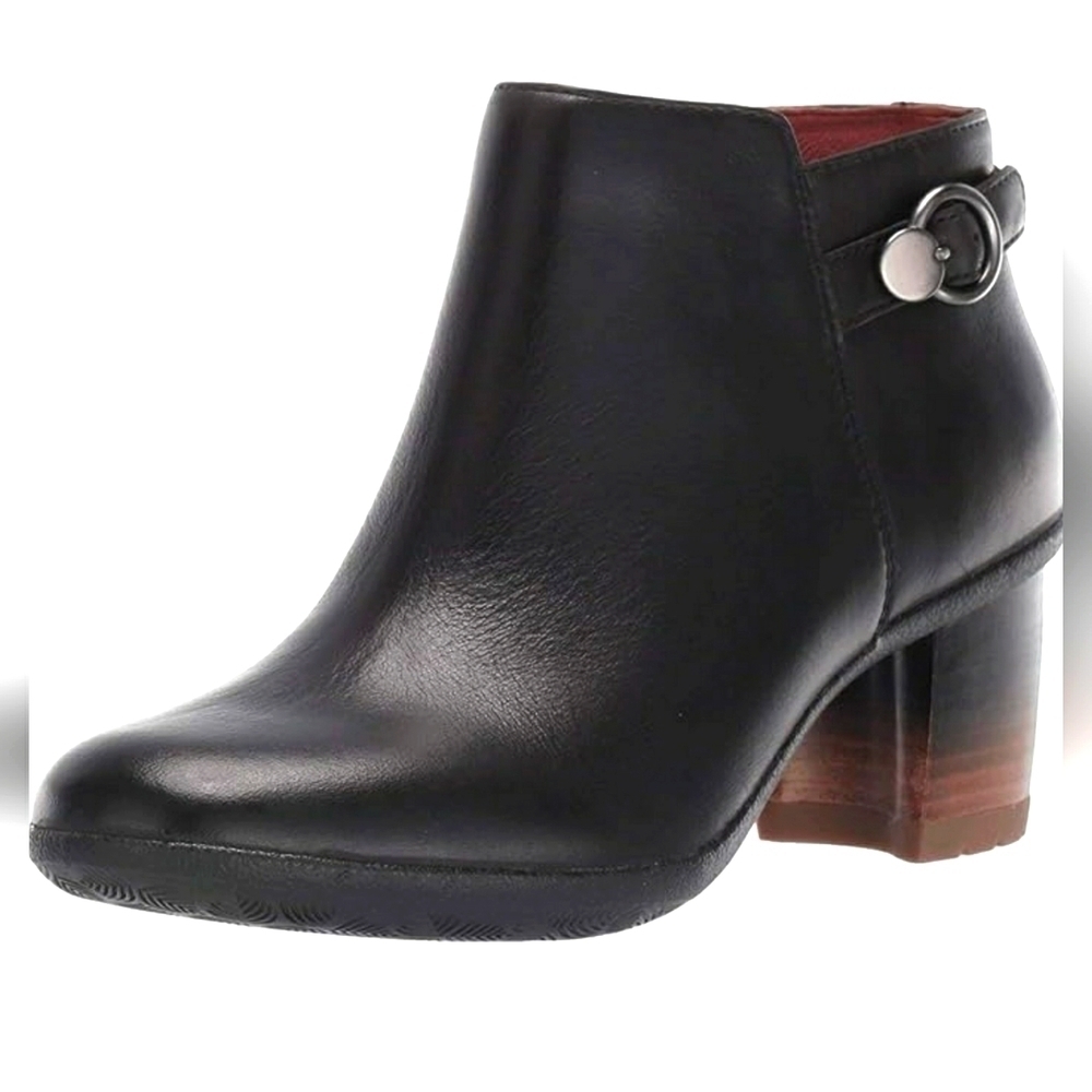 Dansko Women's Perry Waterproof Burnished Booties, Color Black, Size 40